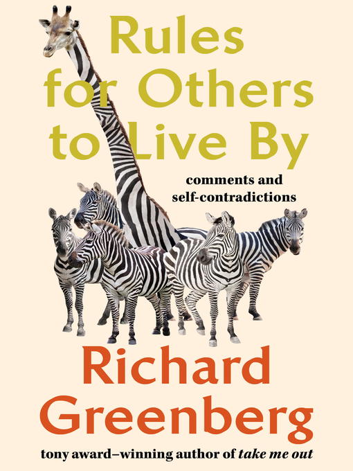 Title details for Rules for Others to Live By by Richard Greenberg - Available
